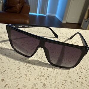 Quay Australia Black Oversized Sunglasses